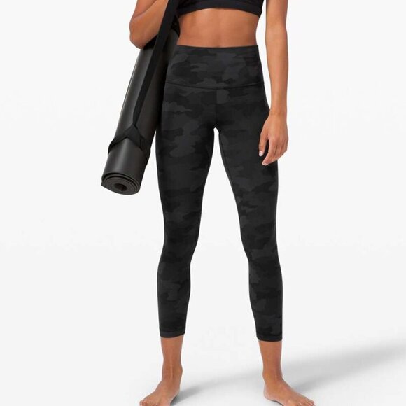 Lululemon Align Pant II 25" - 2 Heritage 365 Camo Deep Coal Multi - Picture 1 of 8